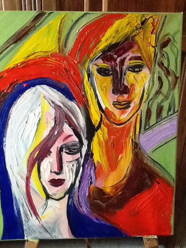 Madre e figlia - 60 x 45 cm
