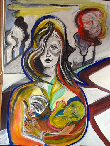 Maternità - 60 x 80 cm