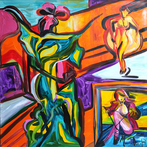 Ombra verde -100 x 100 cm